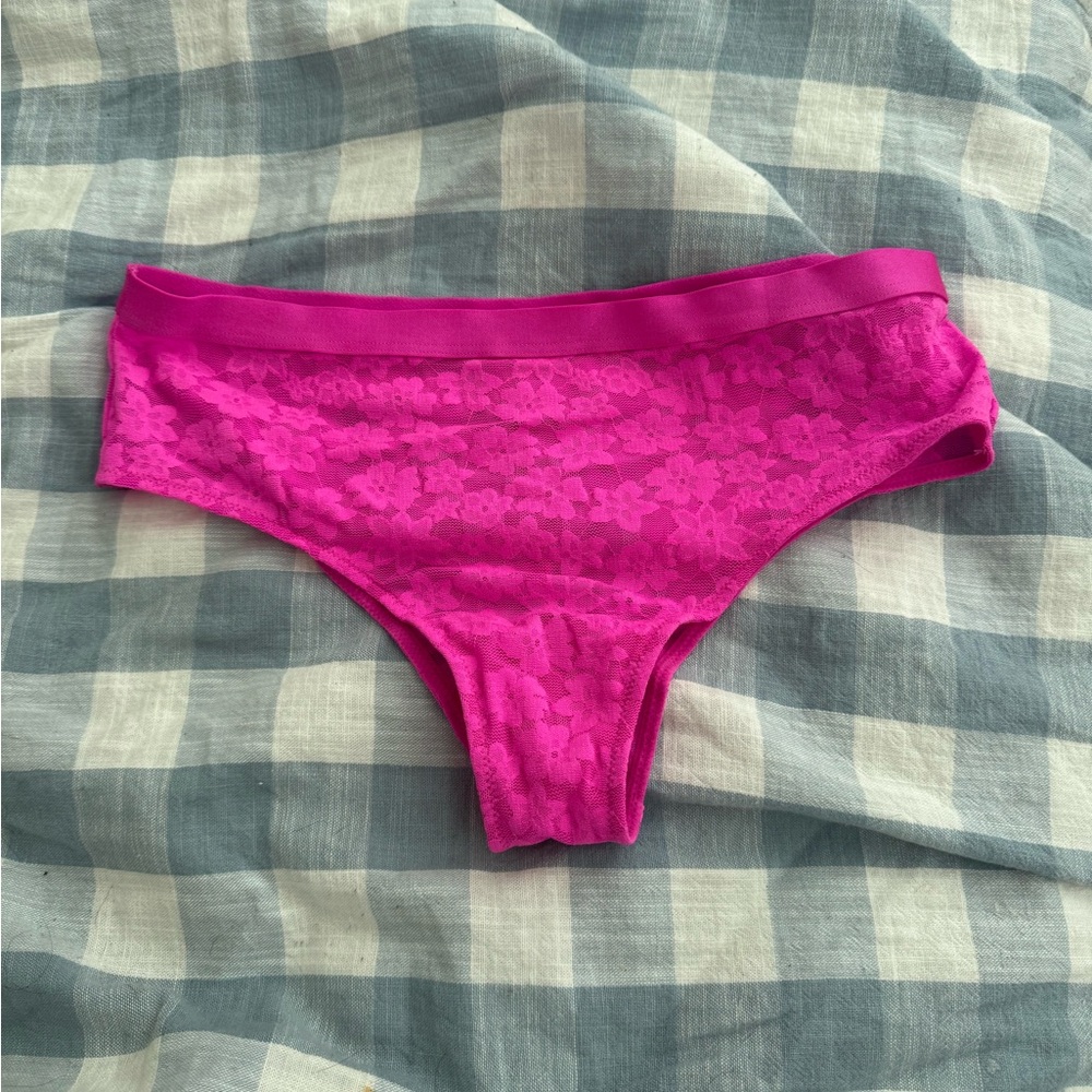 VS Pink Cheeky Lace Panties